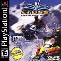SnoCross Championship Racing PAL Playstation PAL box art